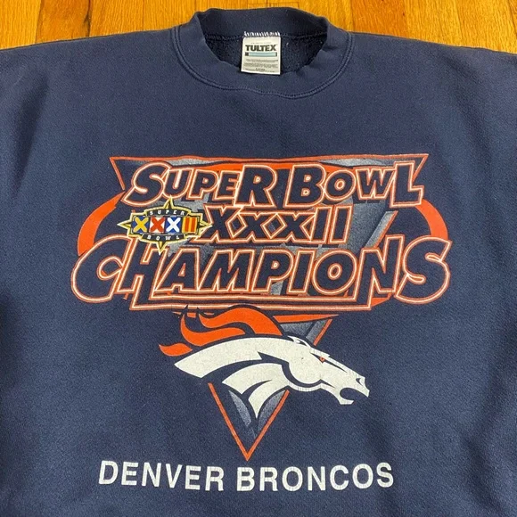 Vintage Super Bowl Broncos championship Sweater - Picture 6 of 10